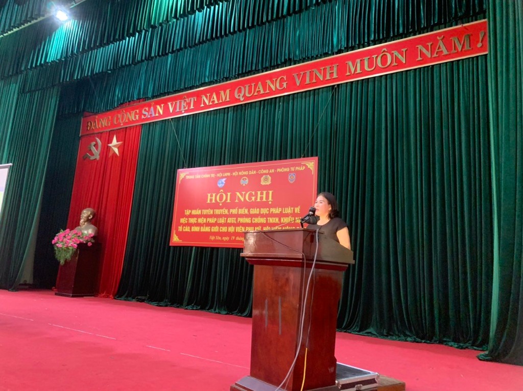 Việt Yên: Nâng cao hiểu biết pháp luật cho hội viên phụ nữ, nông dân trên địa bàn huyện